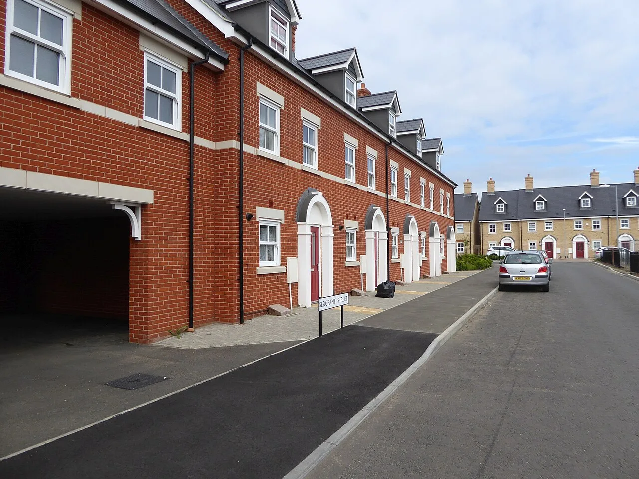 New houses in Sergeant Street, Colchester